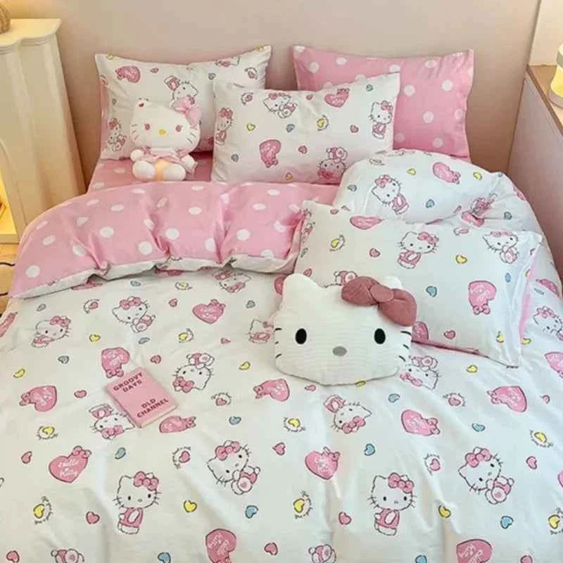 Design the perfect cozy bedroom with kawaii plush toys, cute rugs, and adorable decorations.