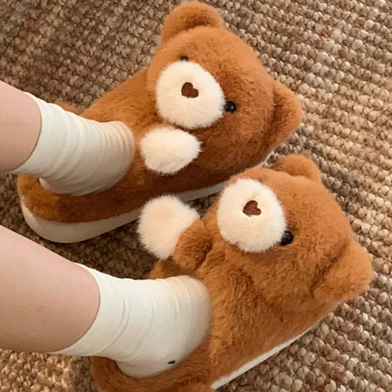 Cozy home shoes with kawaii style