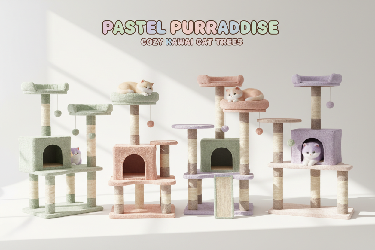 Aesthetic Cat Tree Collection