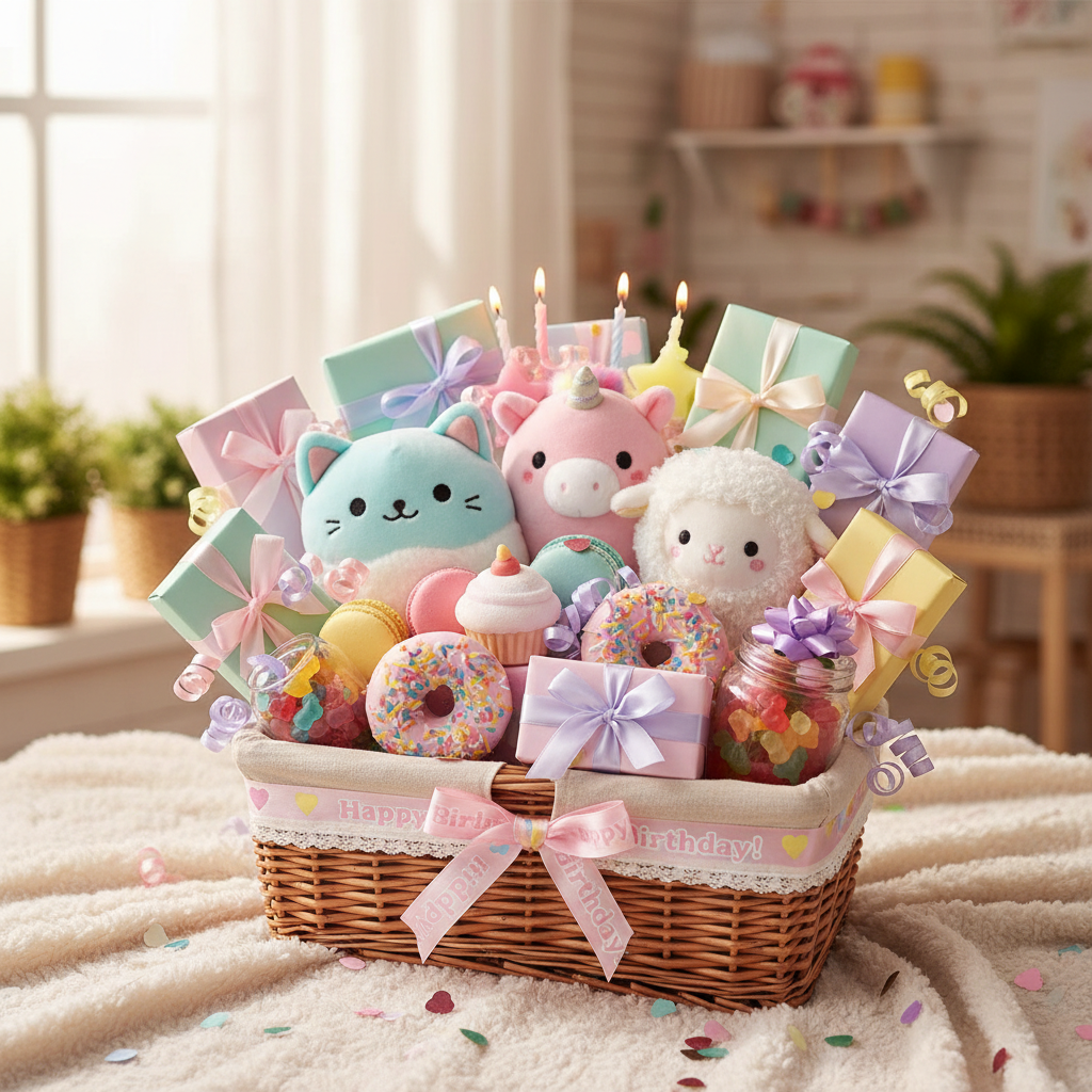 Birthday Gift Basket Collection - Cozy Kawaii