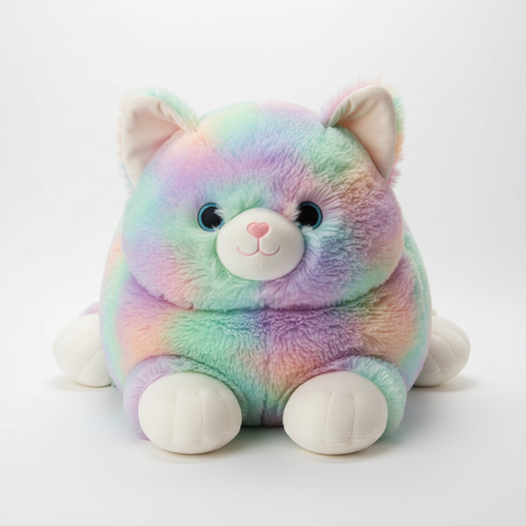 Giant Cat Plush - Cozy Kawaii
