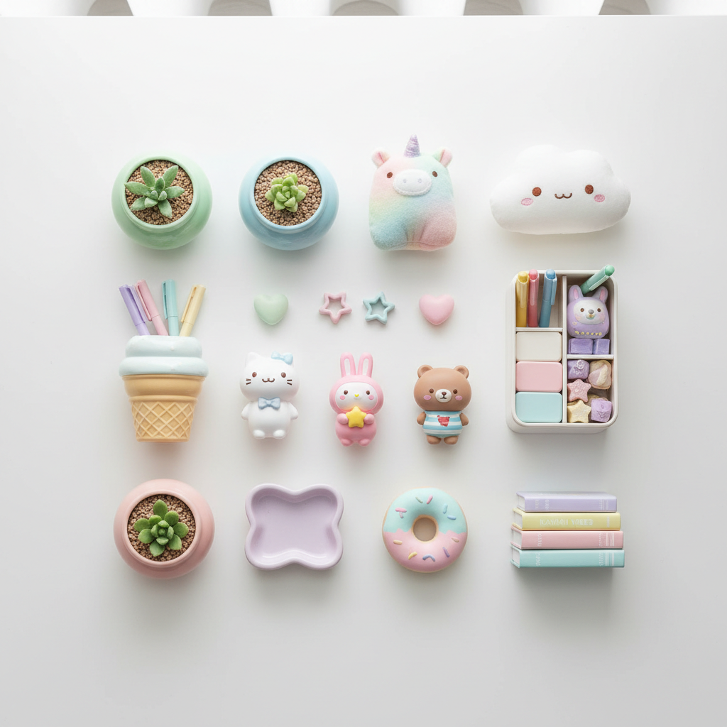 Kawaii Desk Decor - Cozy Kawaii