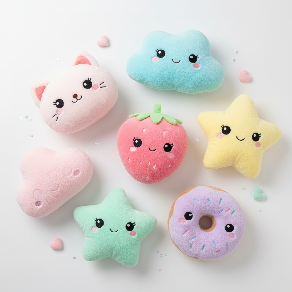 Kawaii Plush Pillows - Cozy Kawaii