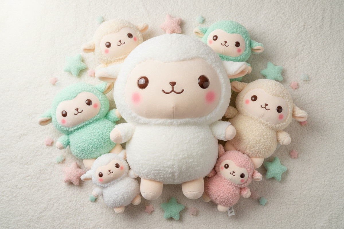 Cute Sheep & Lamb Plush Toys
