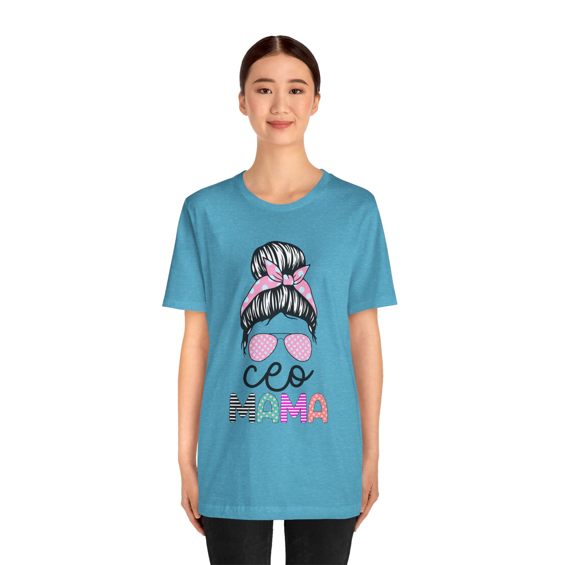 CEO Mama Graphic Tee, Unisex T-Shirt for Moms, Gift for New Mothers, Casual Summer Top, Fun Parenting Apparel, Mother's Day Gift