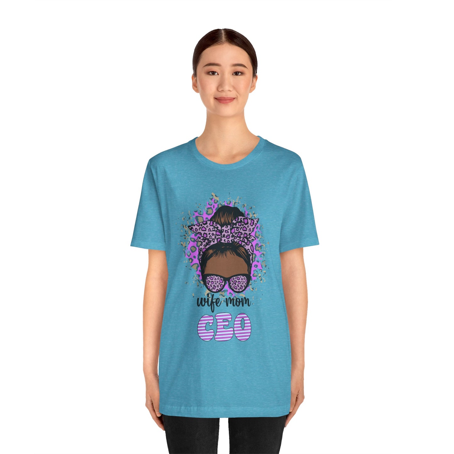 Wife Mom CEO T-Shirt: Empowering Tee for Moms, Gifts for Mother's Day, Women's Casual Wear, Motivational Apparel, Cute Graphic Tee