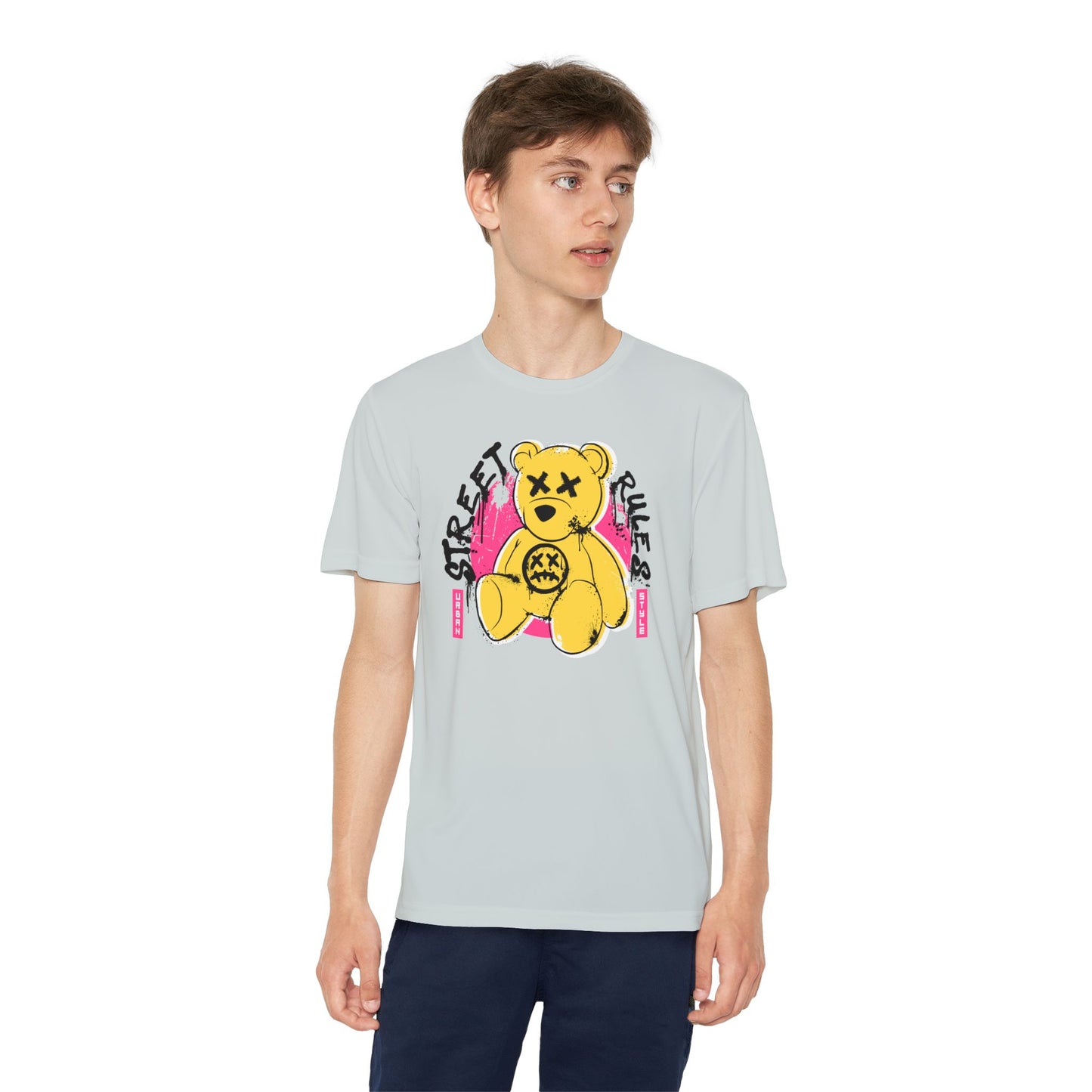 Street Bear Youth Tee - Trendy Graphic T-Shirt, Kids' Casual Wear, Birthday Gift, Streetwear Style, Cool Summer Shirt