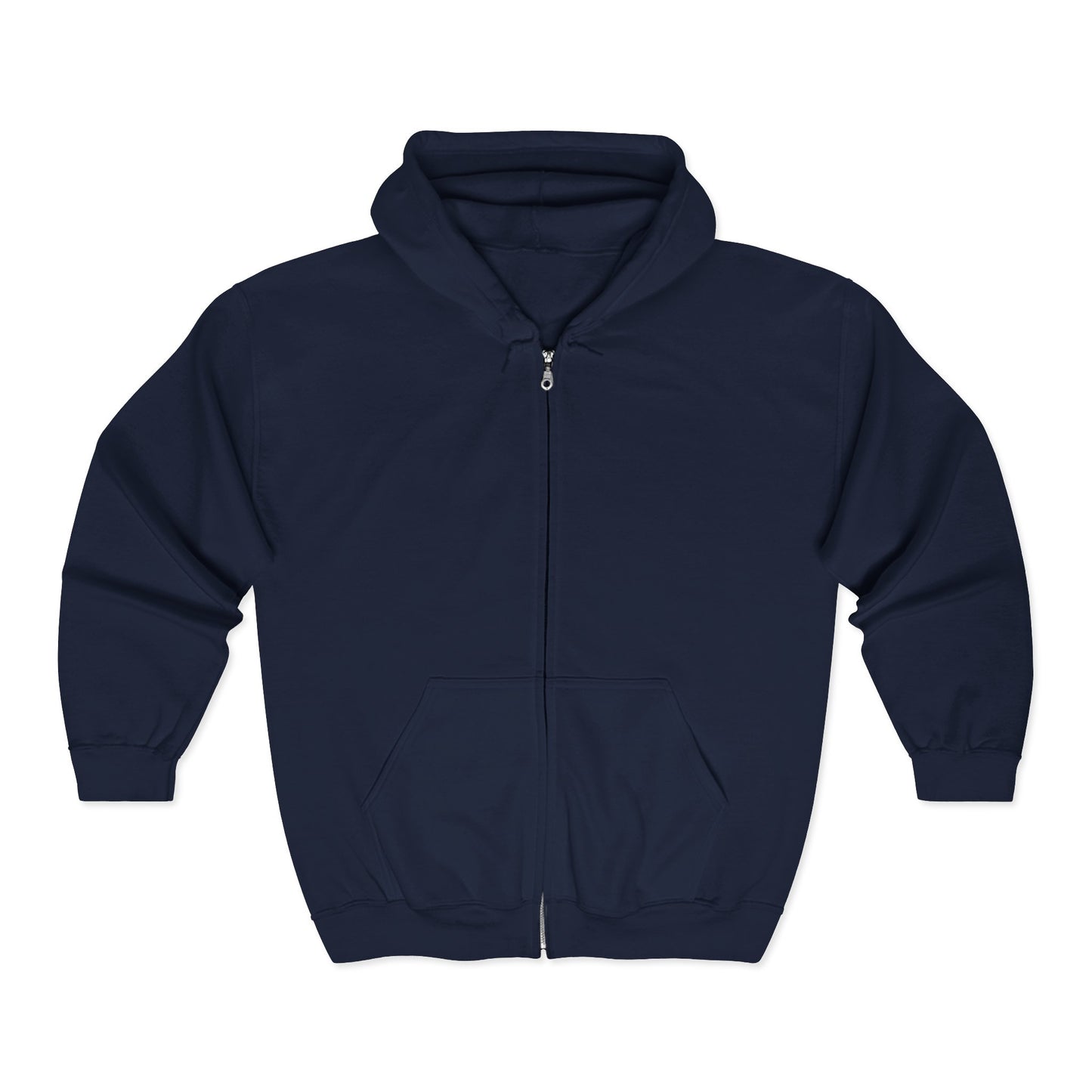 Unisex Heavy Blend Full Zip Hoodie, Cozy Layer, Gift for Him/Her, Casual Wear, Everyday Comfort, Ideal for Fall & Winter Navy