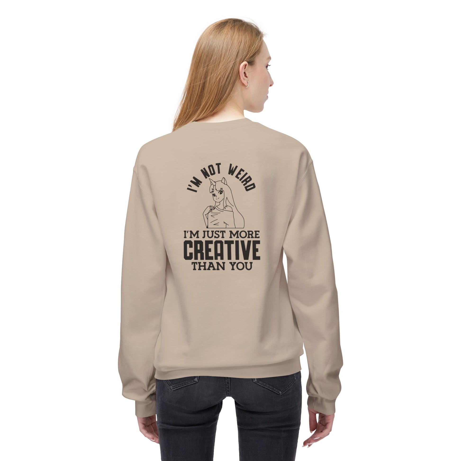 Creative & Unique Sweatshirt for Artists, Perfect Gift for Creatives, Quirky Quote Crewneck