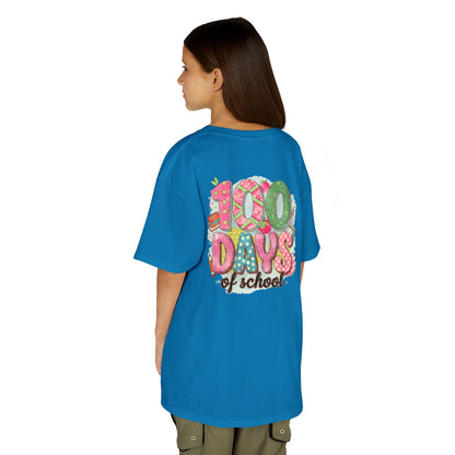 Kids 100 Days of School Tee, Fun t-shirt for kids, Milestone celebration shirt, Perfect for school events, Unique kids' apparel