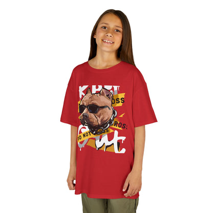 Cool Dog Graphic Kids Tee, Kids T-Shirt, Dog Lover Gift, Funny Animal Shirt, Birthday Gift, Casual Wear