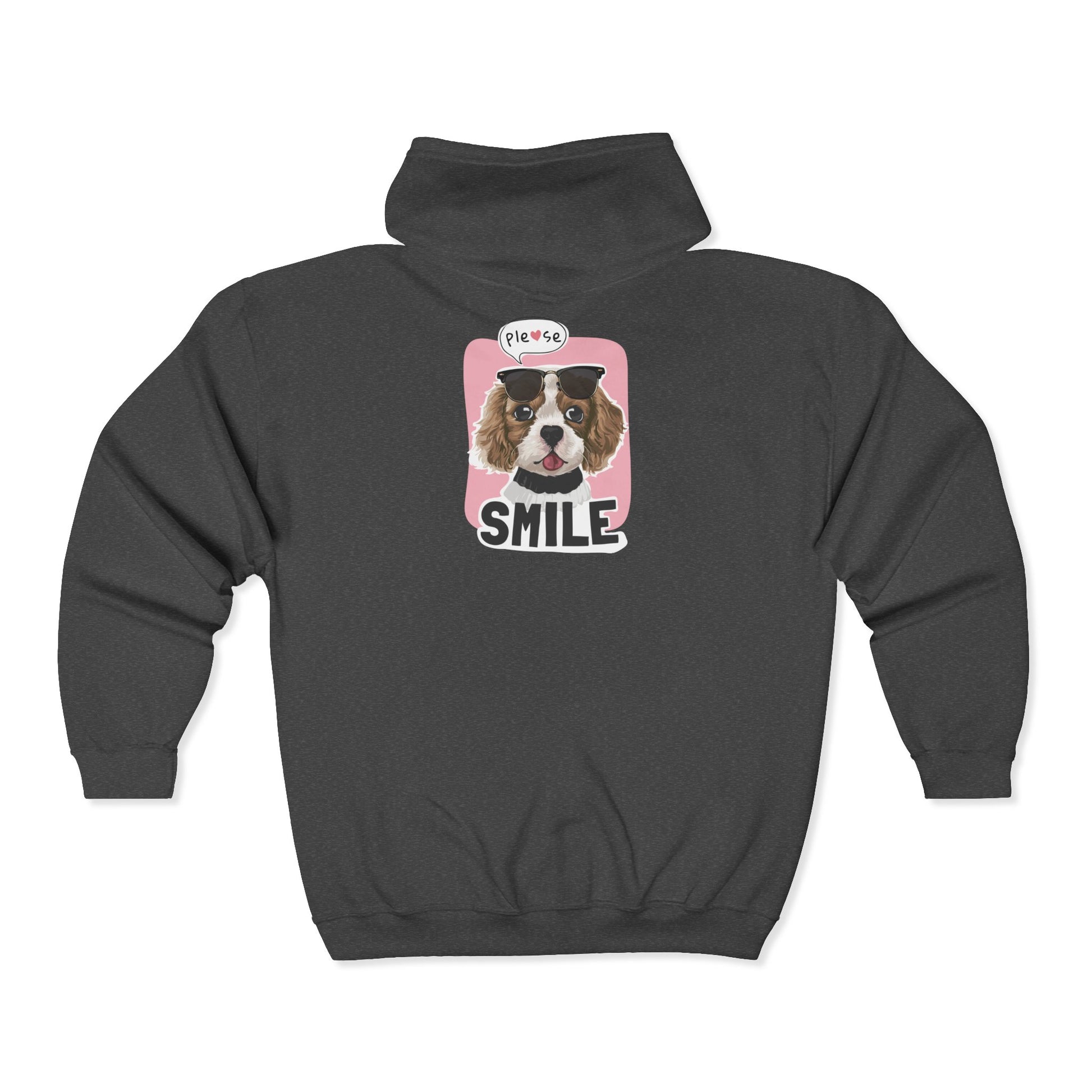 Cavalier King Charles Spaniel Sunglasses Zip Hoodie