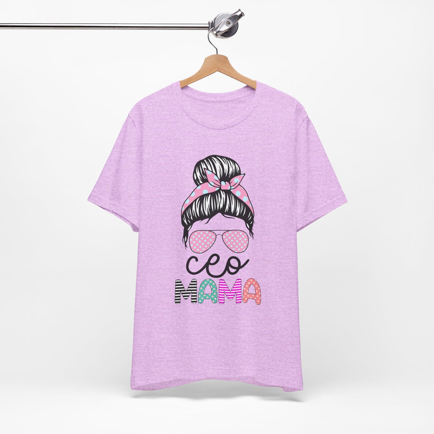 CEO Mama Graphic Tee, Unisex T-Shirt for Moms, Gift for New Mothers, Casual Summer Top, Fun Parenting Apparel, Mother's Day Gift