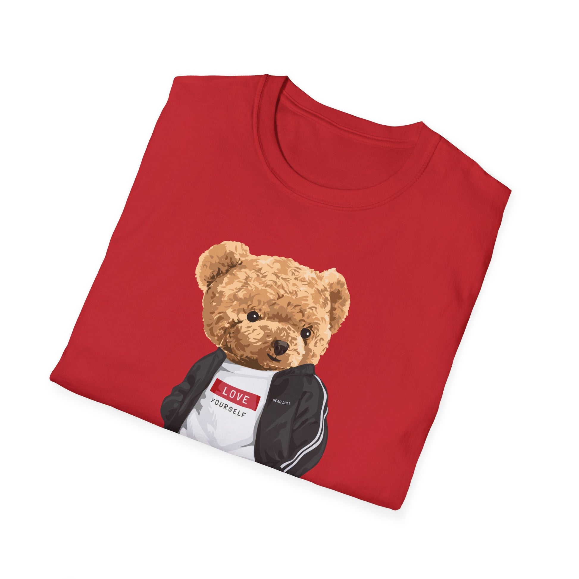 Casual Graphic Tee: Trendy Bear Design, Fun Unisex T-Shirt, Perfect for Gifts, Casual Wear, Everyday Style