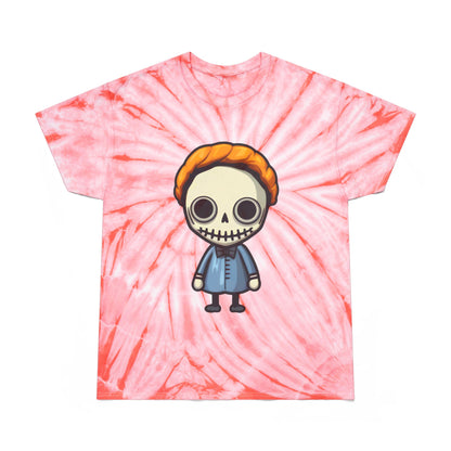 Tie-Dye Graphic Tee, Fun Skeleton Design, Casual Summer Shirt, Retro Festival Apparel, Vibrant Gift for Kids - Cozy Kawaii LLC