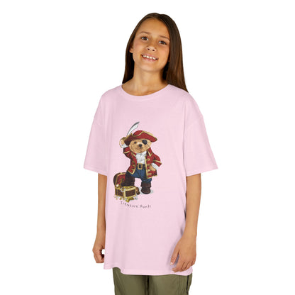 Pirate Dog Kids T-Shirt, Fun Birthday Gift, Summer Wear, Playtime Tee, Adventure Shirt, Kids Pirate Costume