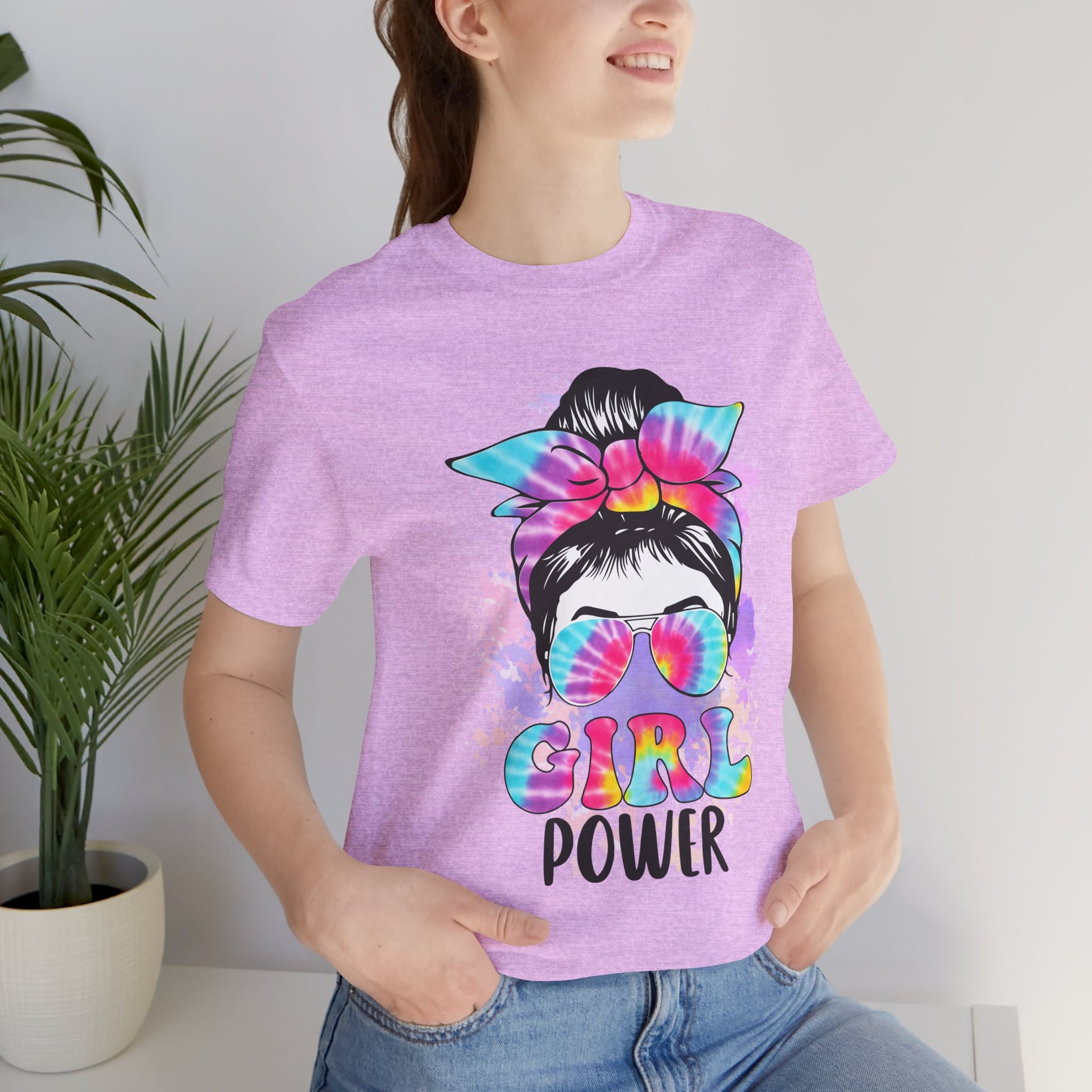 Empowering Girl Power Tee, Unisex T-Shirt for Girls, Feminist Apparel, Gift for Her, Cute Summer Top, Casual Statement Shirt