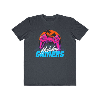 Men's Gaming Holiday Tee, Perfect for Gamers, Summer Vibes, Gift for Birthdays, Casual Wear, Collector's Item Heather Navy