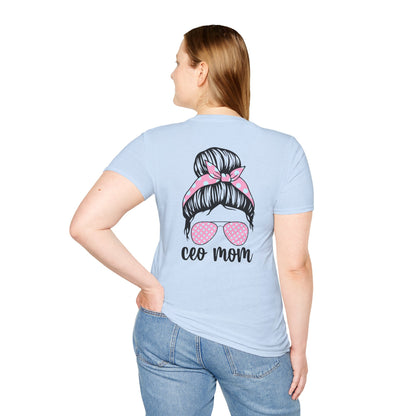 CEO Mom T-Shirt: Casual Gift for Mother's Day, Birthday, or Everyday Wear, Perfect for Stylish Moms