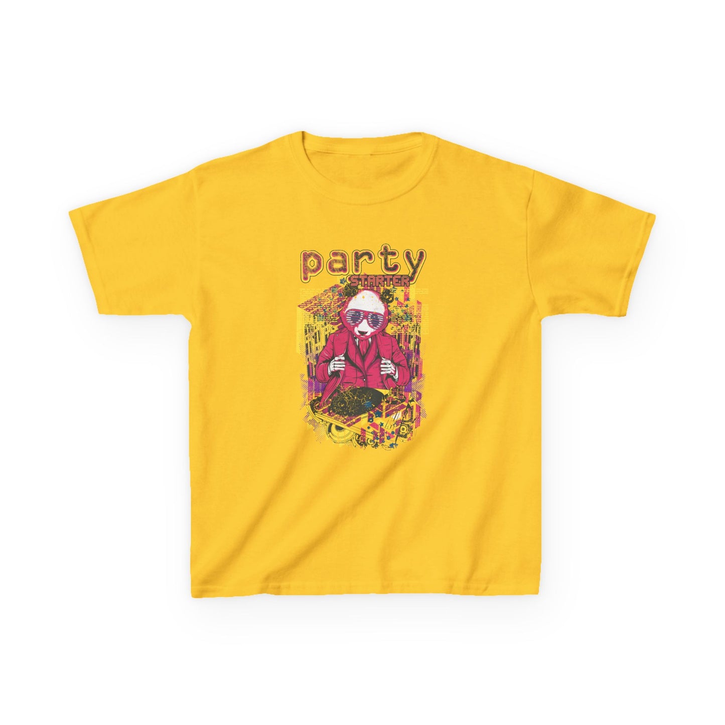Vibrant Kids Party Tee, Fun Kids T-Shirt, Summer Party Shirt, Birthday Gift Idea, Cool Graphic Tee, Youth Apparel Daisy