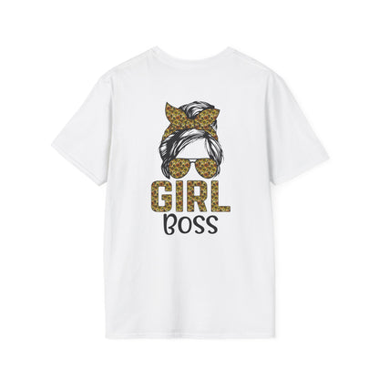 Chic Girl Boss T-Shirt, Empowerment Tee, Gift for Her, Motivational Shirt, Women’s Empowerment Apparel White