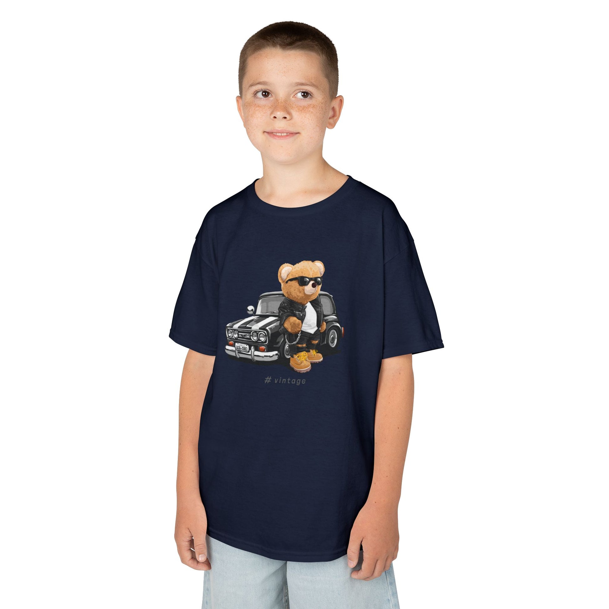 Cool Bear Kid's Tee, Funky Kids Shirt, Fun Summer Tee, Toddler Fashion, Gift for Kids Birthday