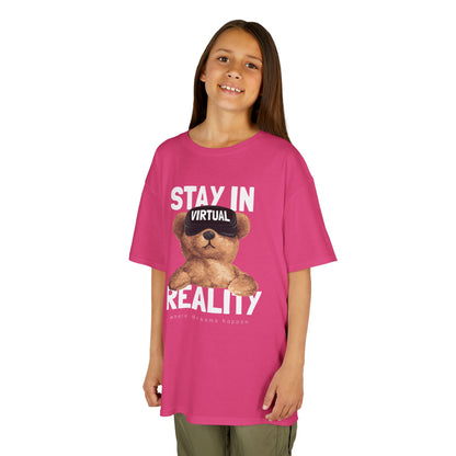 Virtual Teddy Bear Kids Tee, Fun T-Shirt for Kids, Gift for Boys and Girls, Cute Animal Shirt, Birthday Gift, Playful Style