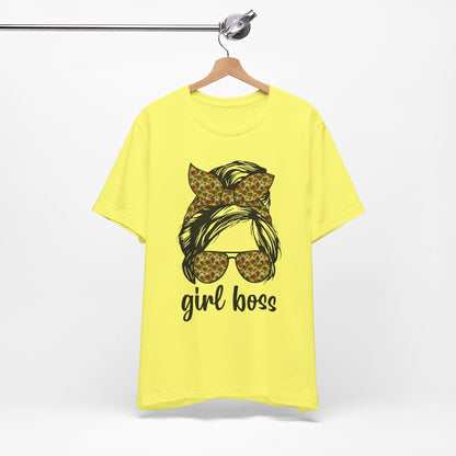 Stylish Girl Boss Tee: Empowerment Shirt for Women, Casual Outfit, Trendy Gift, Birthday Apparel, Motivational Fashion