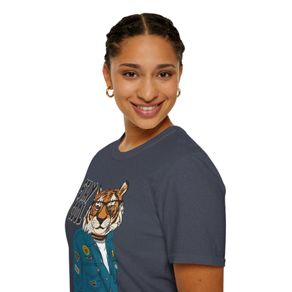 Cool Tiger Graphic T-Shirt | Stay Cool Tee, Unisex Sizes, Casual Wear, Gift for Animal Lovers, Everyday Style