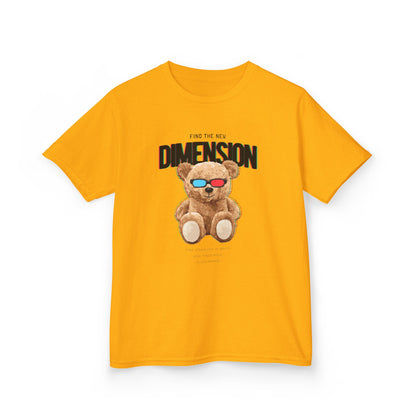 Kids Teddy Bear Graphic Tee, Fun Kids T-Shirt, Cute Gift for Children, Birthday Tee, Playful Shirt for Little Ones Gold