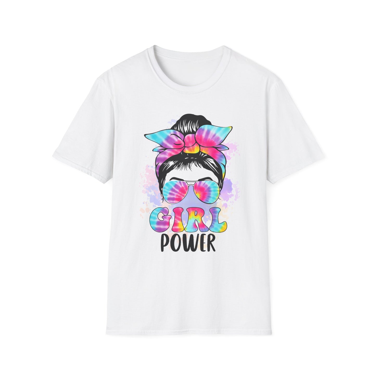 Colorful Girl Power T-Shirt | Cute Graphic Tee, Summer Fashion, Gift for Friends, Feminism Apparel, Casual Outfit