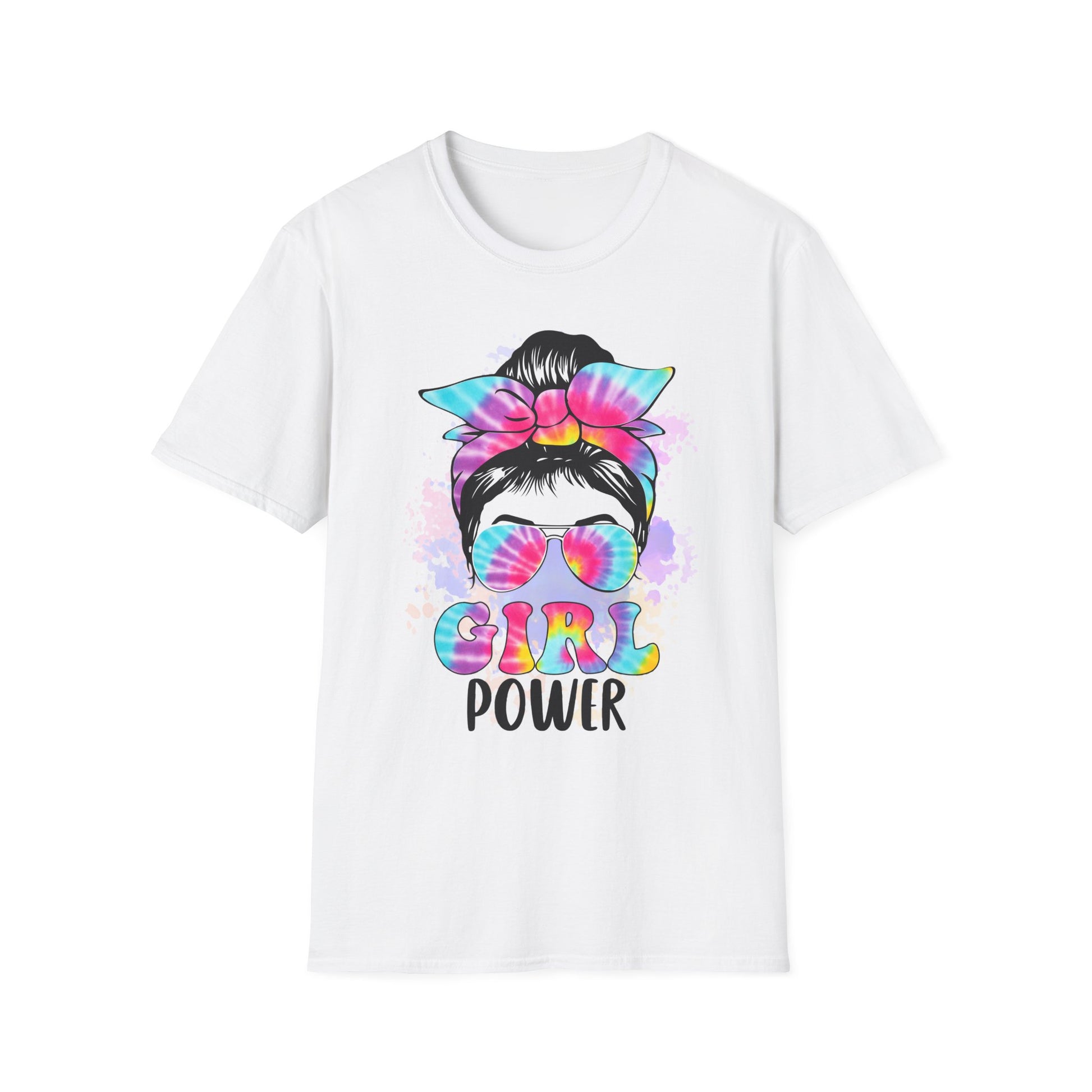 Colorful Girl Power T-Shirt | Cute Graphic Tee, Summer Fashion, Gift for Friends, Feminism Apparel, Casual Outfit