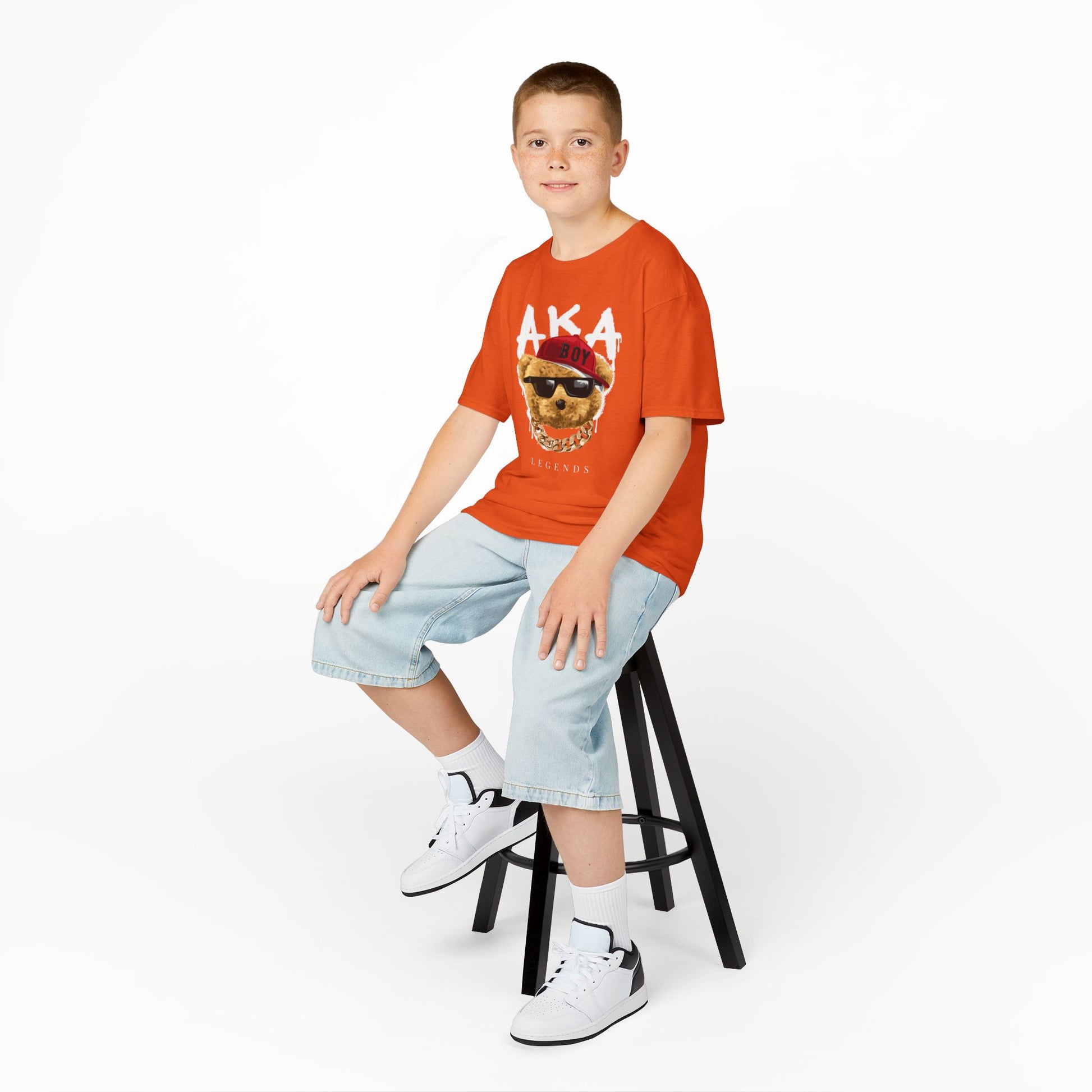 Fun Trendy Kids Tee, Cool Kid Shirt, Bear Graphic Tee, Gift for Boys, Casual Everyday Wear