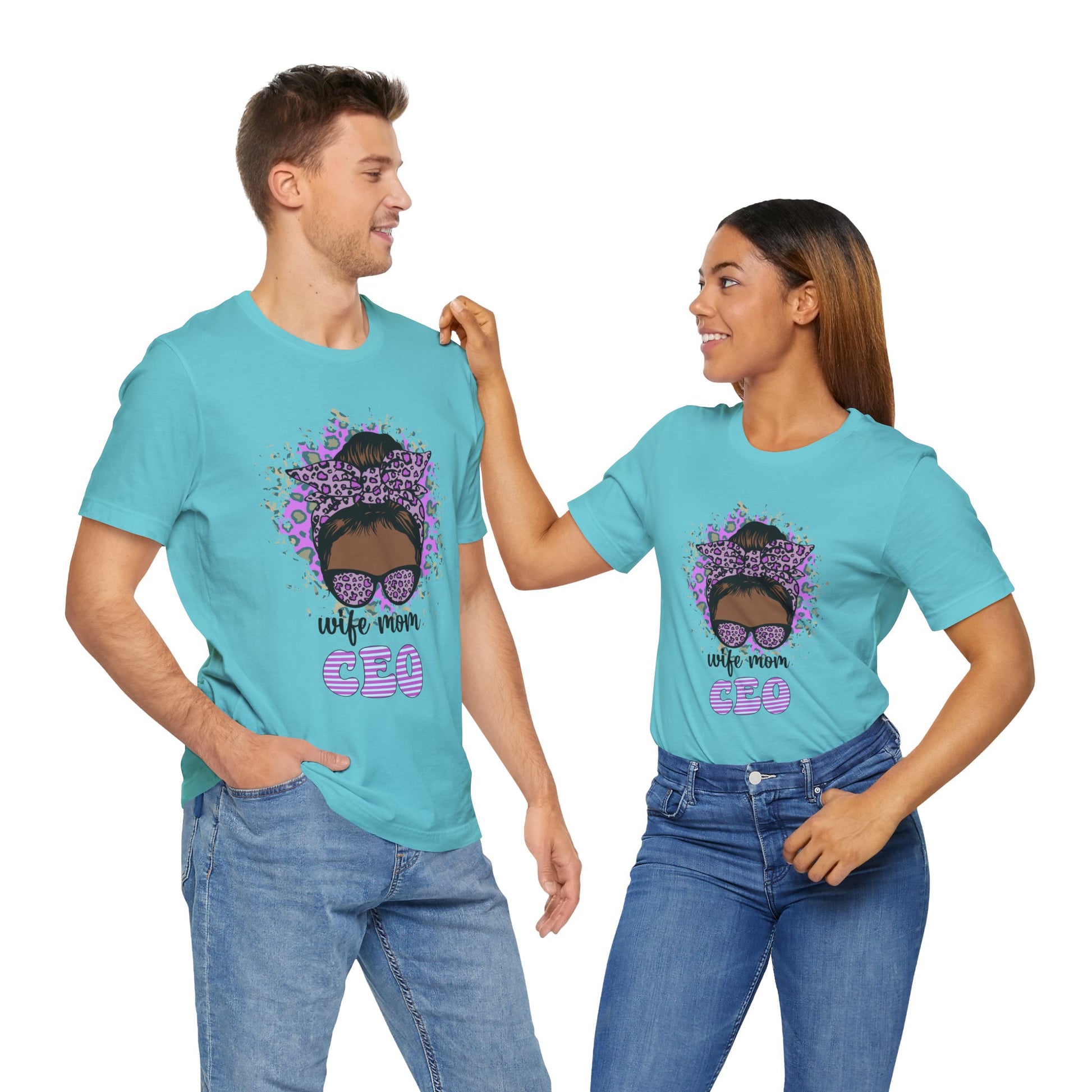 Wife Mom CEO T-Shirt: Empowering Tee for Moms, Gifts for Mother's Day, Women's Casual Wear, Motivational Apparel, Cute Graphic Tee