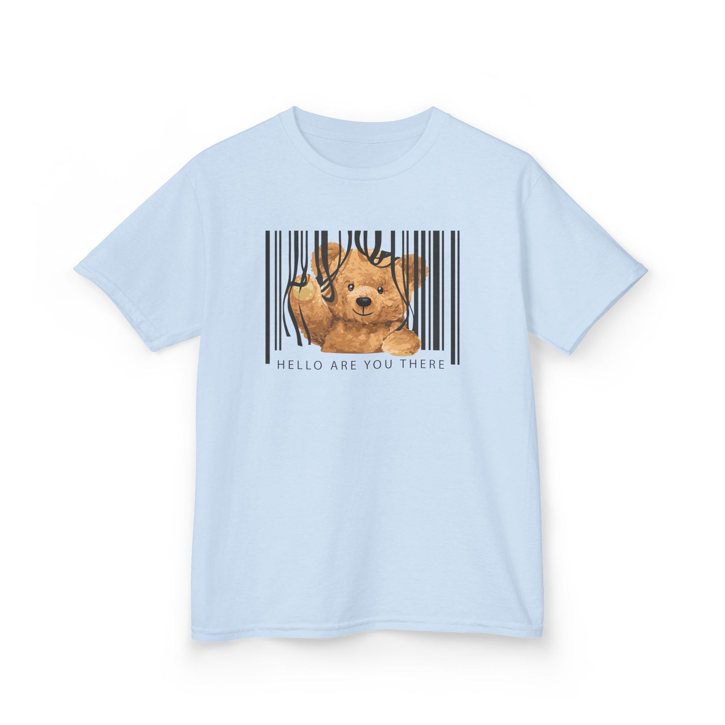 Kids Animal Graphic Tee, Cute Bear Shirt, Fun Kids Apparel, Perfect for Playdates, Birthday Gift, Animal Lover Gift Light Blue