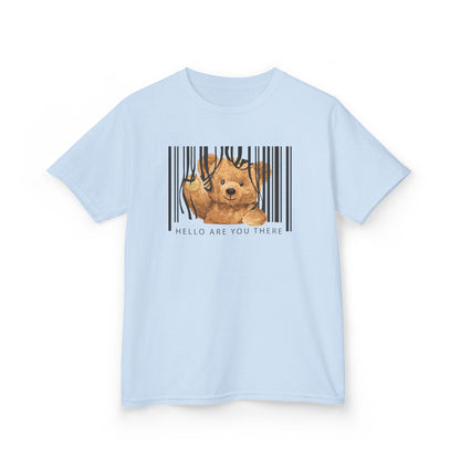 Kids Animal Graphic Tee, Cute Bear Shirt, Fun Kids Apparel, Perfect for Playdates, Birthday Gift, Animal Lover Gift Light Blue