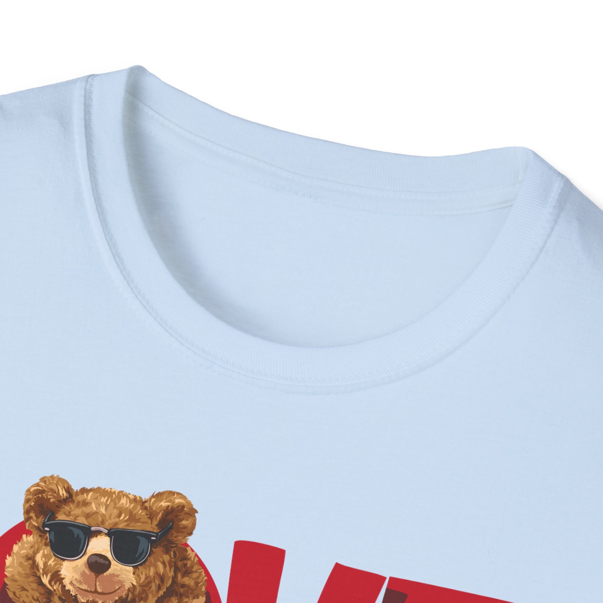 Love Bear Unisex Softstyle T-Shirt | Cute Casual Tee, Gift for Him/Her, Valentine’s Day, Birthday, Everyday Wear
