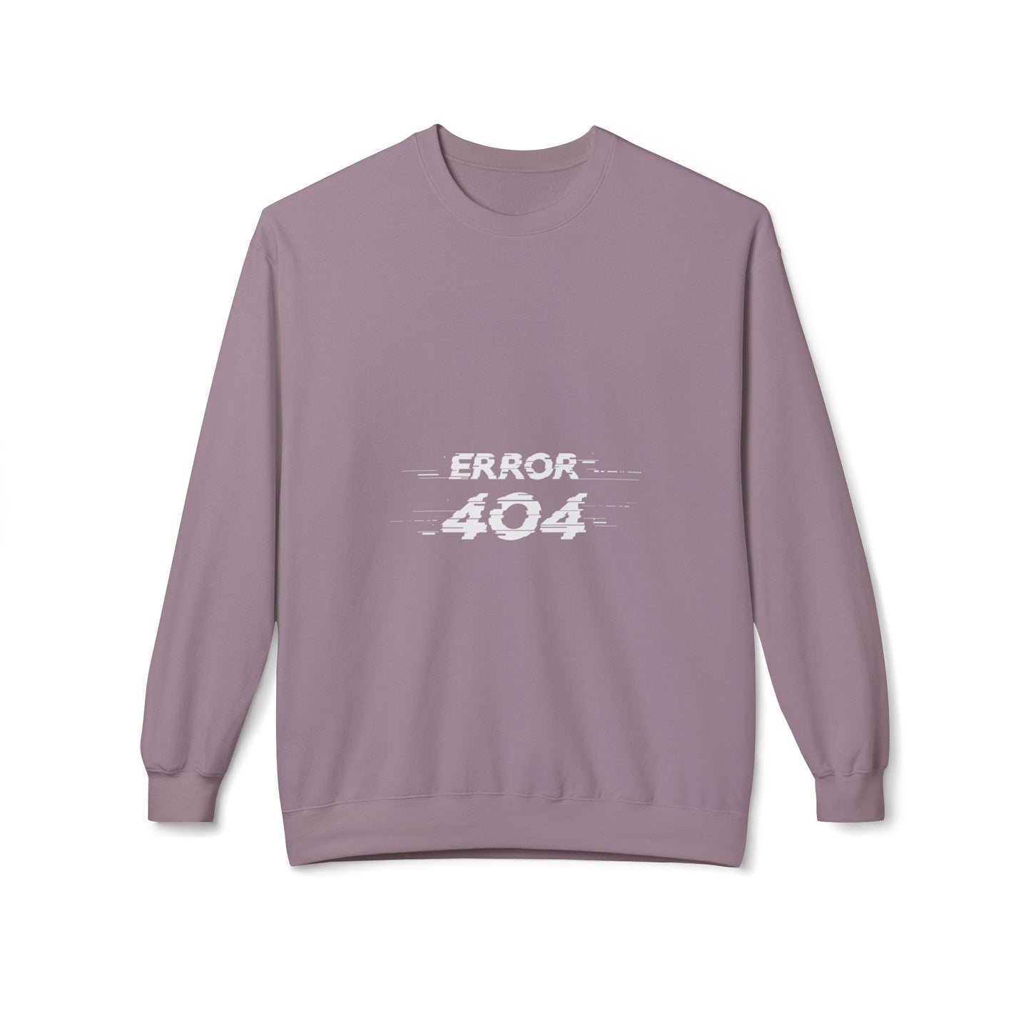 Error 404 Crewneck Sweatshirt, Funny Gift for Tech Lovers, Unisex Fleece Sweater, Casual Outfit, Geeky Humor Clothing Paragon