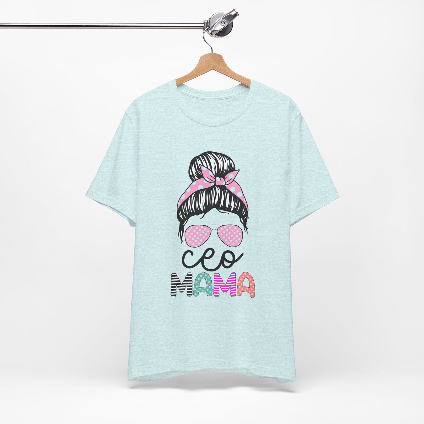 CEO Mama Graphic Tee, Unisex T-Shirt for Moms, Gift for New Mothers, Casual Summer Top, Fun Parenting Apparel, Mother's Day Gift