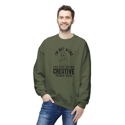 Creative & Unique Sweatshirt for Artists, Perfect Gift for Creatives, Quirky Quote Crewneck