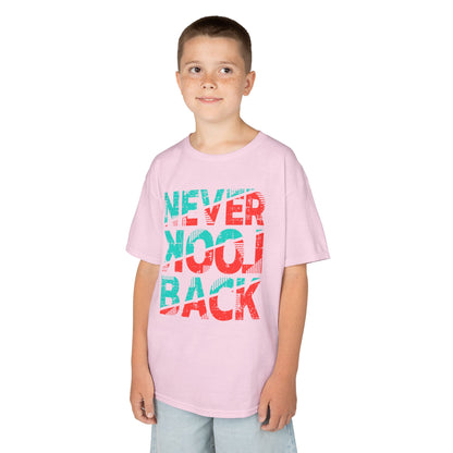 Never Look Back Kids Tee - Fun Graphic Tee, Youth Tee, Birthday Gift, Casual Wear, Motivational T-Shirt