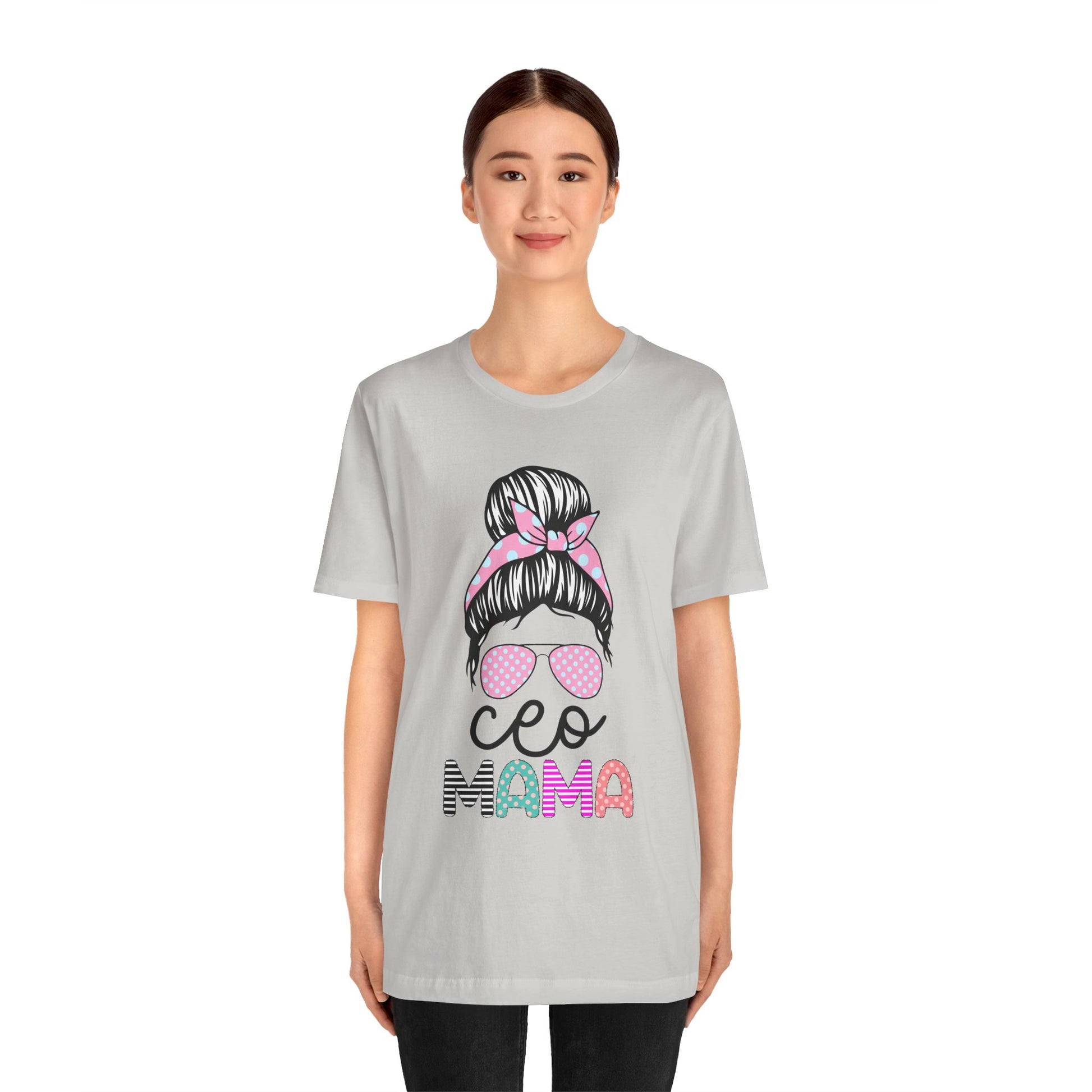 CEO Mama Graphic Tee, Unisex T-Shirt for Moms, Gift for New Mothers, Casual Summer Top, Fun Parenting Apparel, Mother's Day Gift