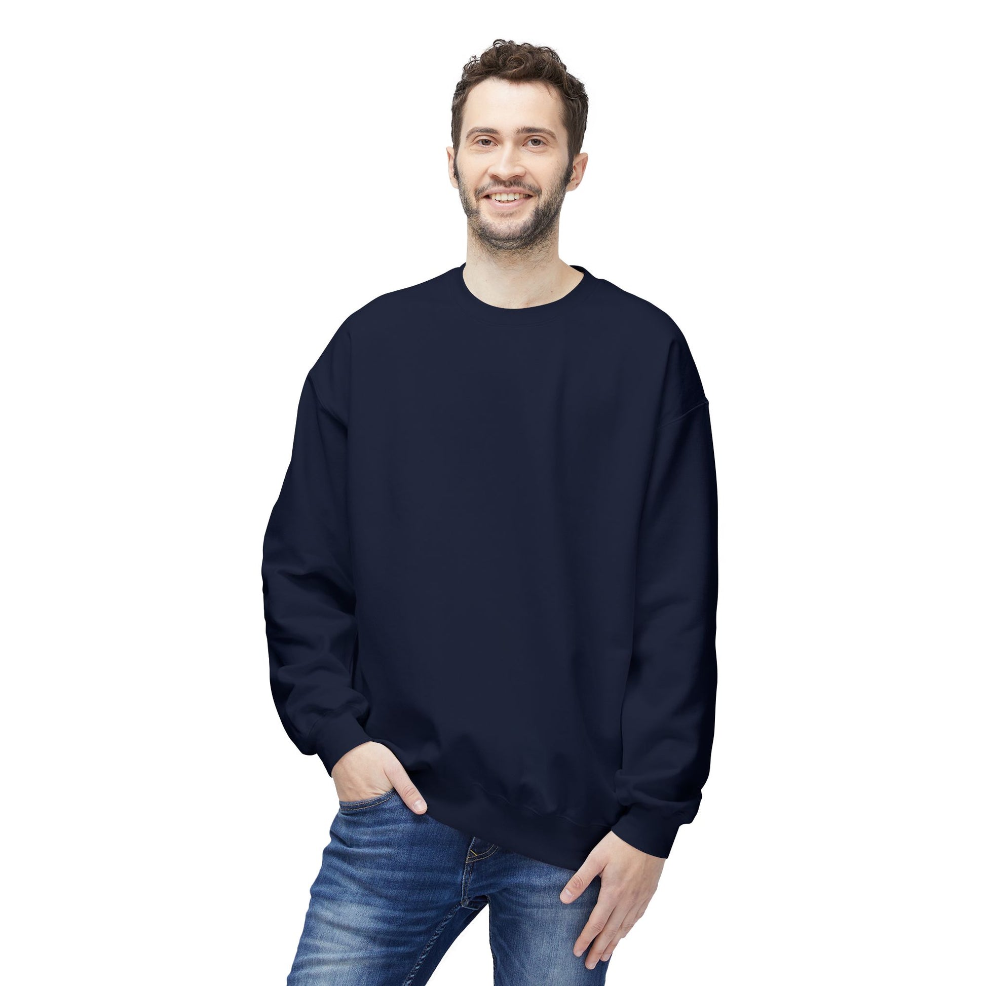 Never Look Back Sweatshirt, Cozy Crewneck, Unisex Fleece, Inspirational Gift, Casual Wear, Perfect for All Seasons