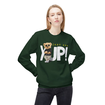Cute Animal Graphic Fleece Sweatshirt, Cozy Crewneck for Animal Lovers, Perfect Gift for Birthdays, Holidays, Casual Wear