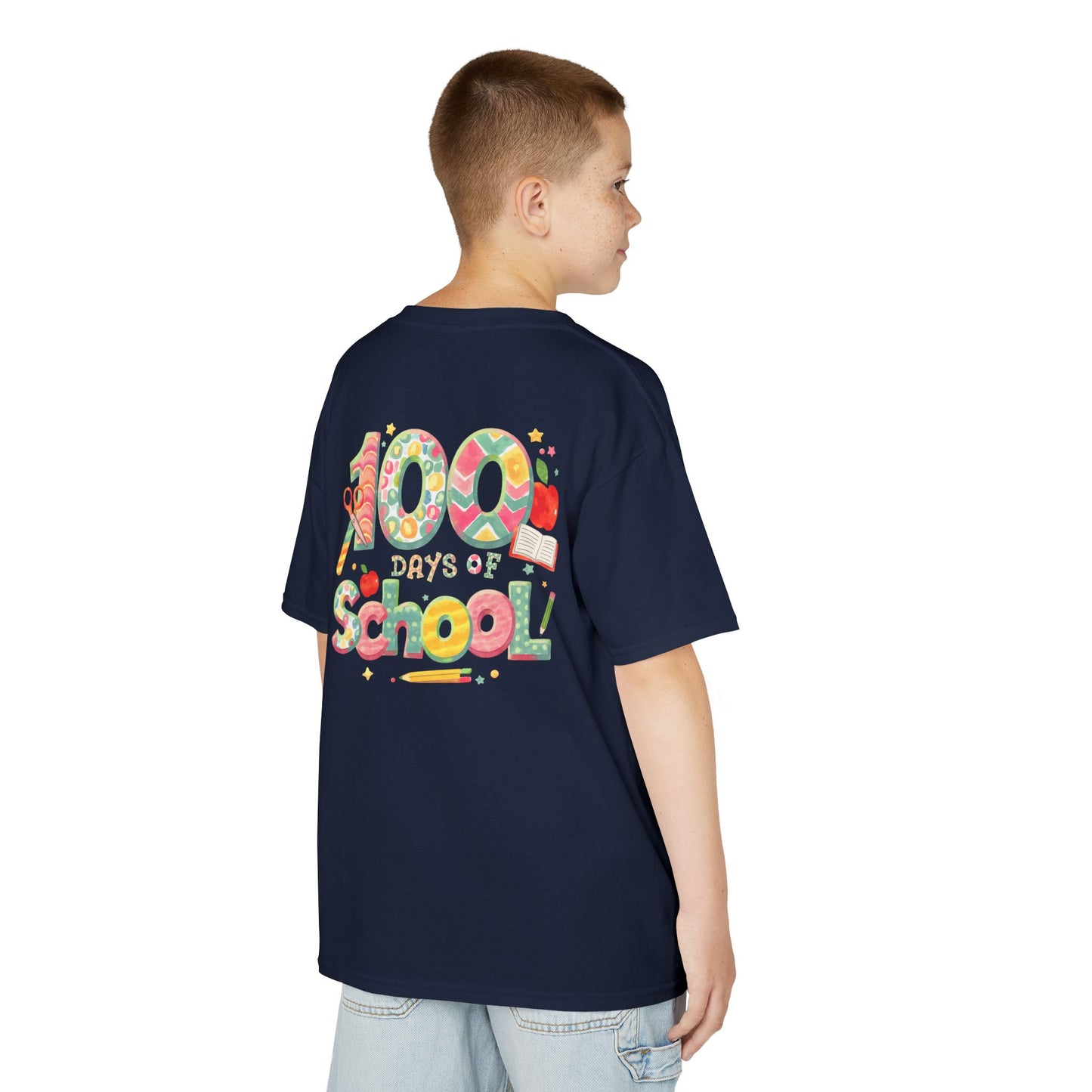 Kids School Celebration Tee - 100 Days of School, Class Shirt, Back to School Outfit, Fun Teacher Gift, Kids Education Apparel