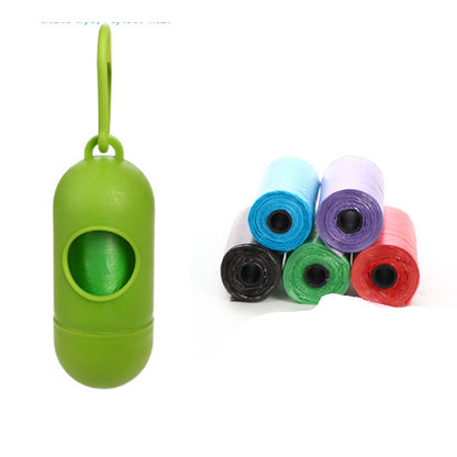 Pet Trash Bag Dog Poop Bags For Waste Refuse Cleanup Green 5pcs bag