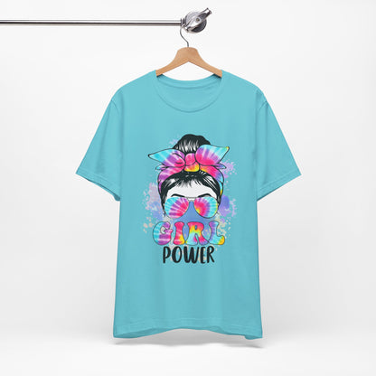 Empowering Girl Power Tee, Unisex T-Shirt for Girls, Feminist Apparel, Gift for Her, Cute Summer Top, Casual Statement Shirt
