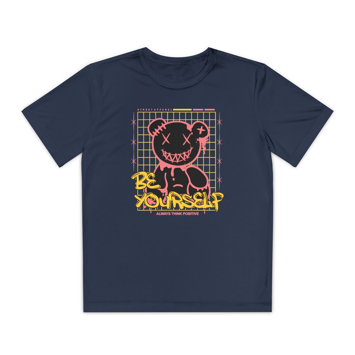 Youth Graphic Tee, Be Yourself Style, Trendy Apparel for Kids, Comfortable Casual Wear, Valentine's Day Gift, Unique Birthday Present True Navy