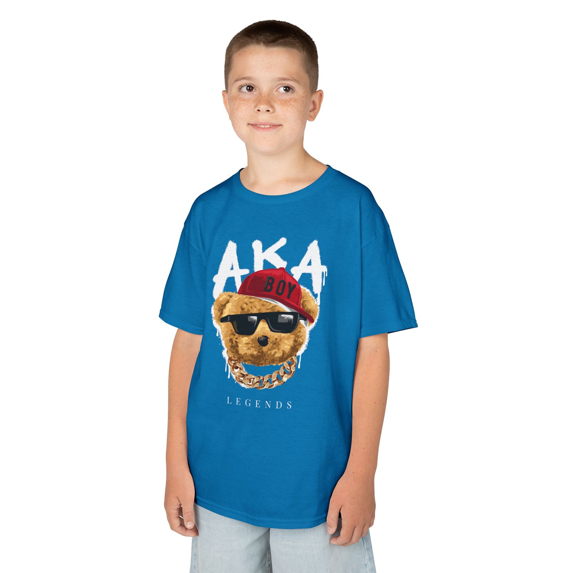 Fun Trendy Kids Tee, Cool Kid Shirt, Bear Graphic Tee, Gift for Boys, Casual Everyday Wear