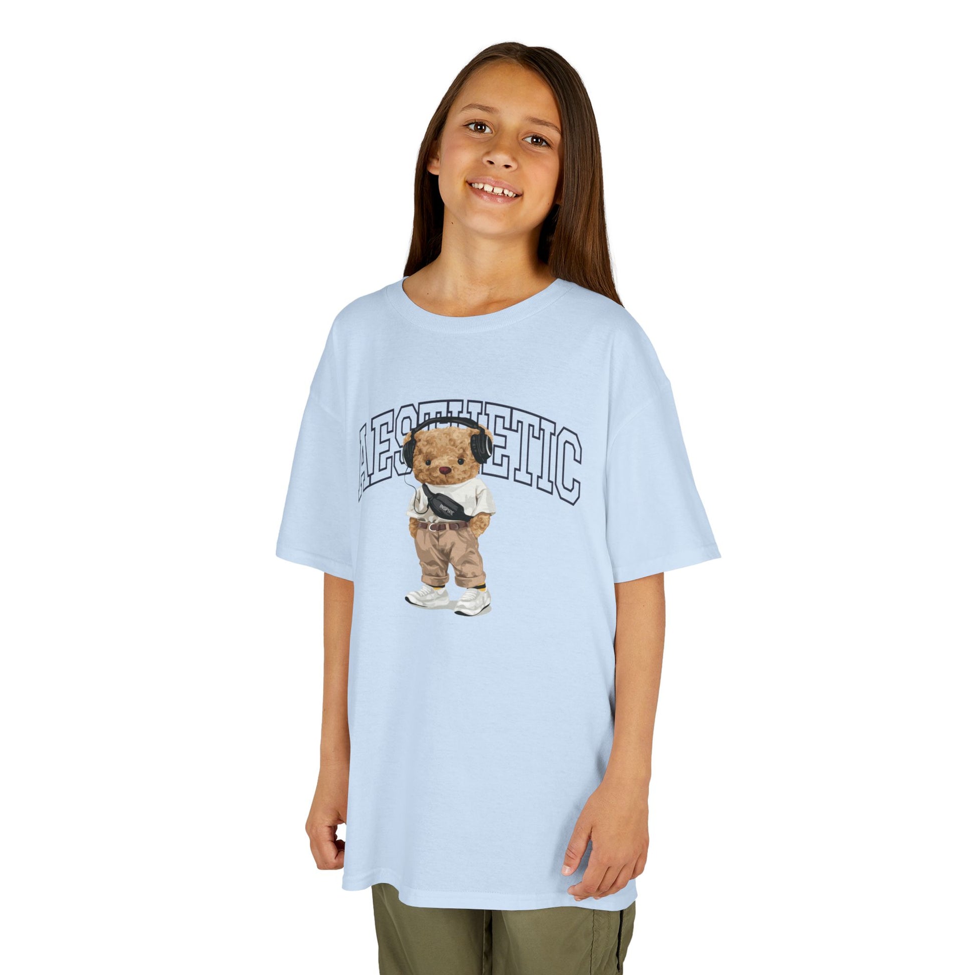 Aesthetic Kids Tee, Trendy Kid's Shirt, Cute Cotton Tee, Stylish Youth Apparel, Perfect Gift for Young Fashionistas